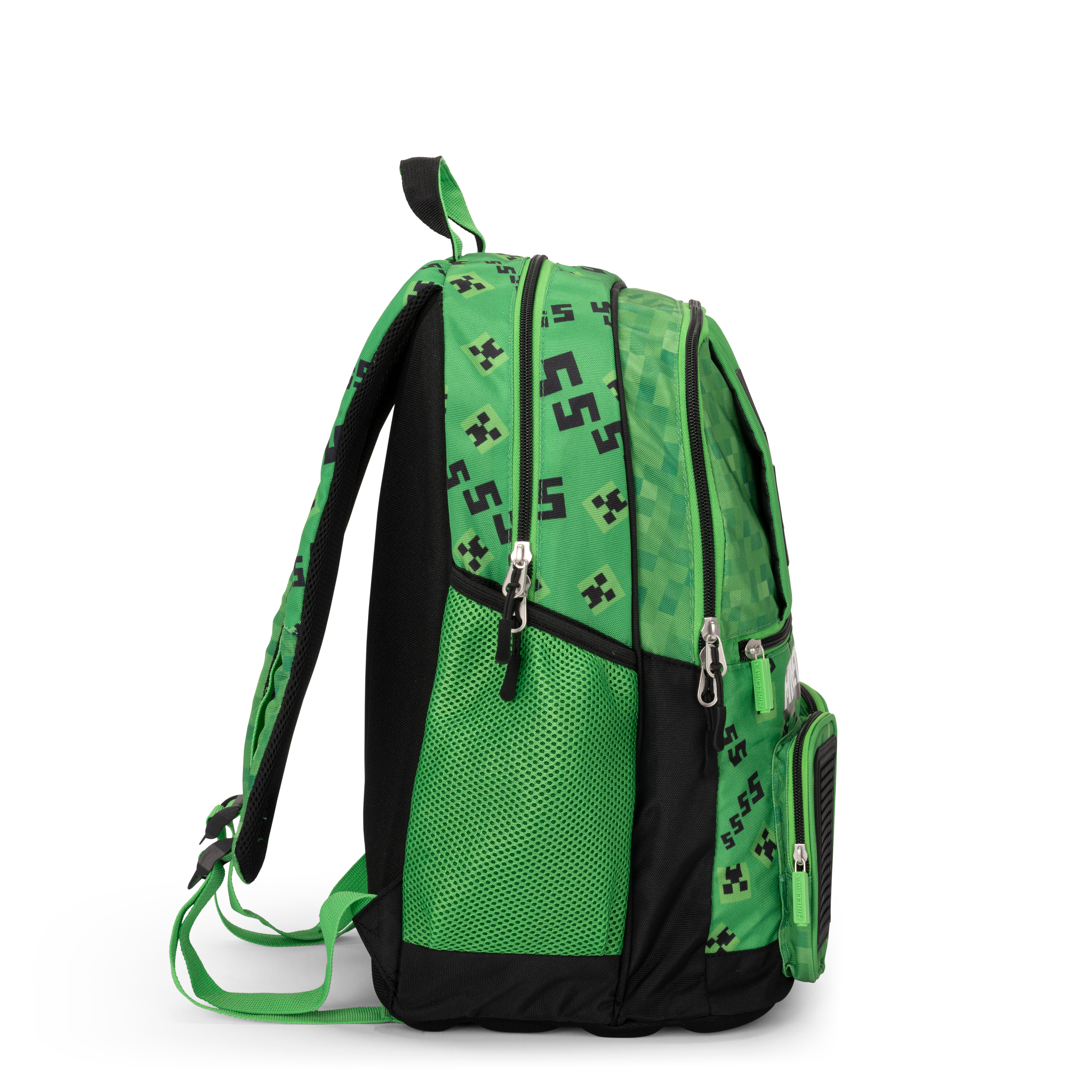 Carrefour 8058263203722 zaino Zaino scolastico Nero, Verde