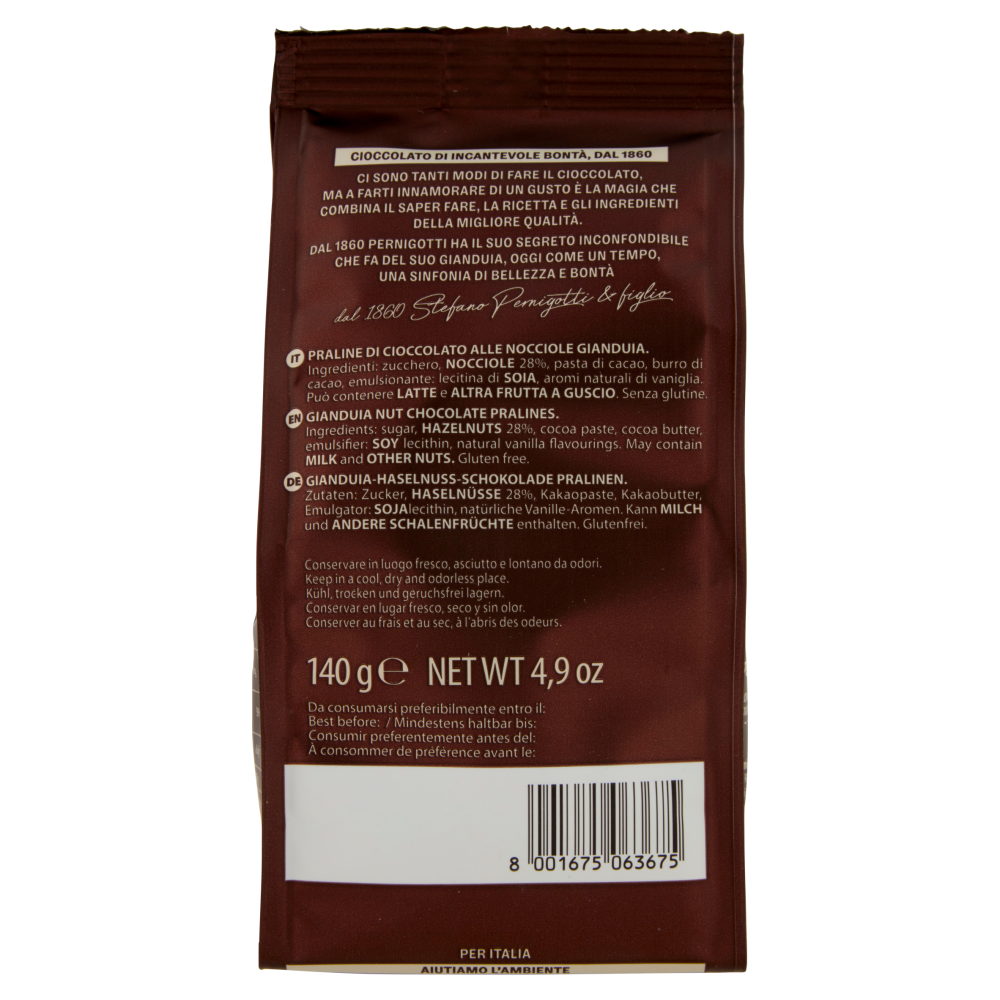 Pernigotti Gianduiotto Nero 140 g