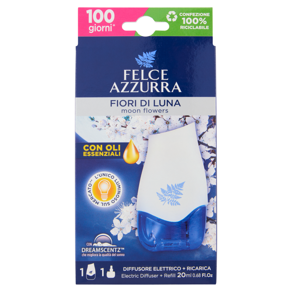 Felce Azzurra Fiori di Luna Diffusore Elettrico + Ricarica 20 ml