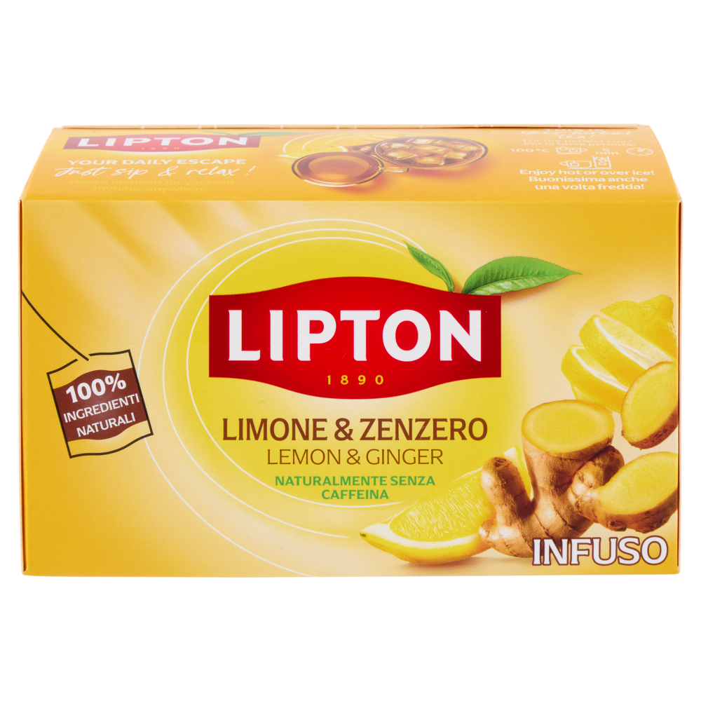 Lipton Limone & Zenzero Infuso 20 x 1,7 g