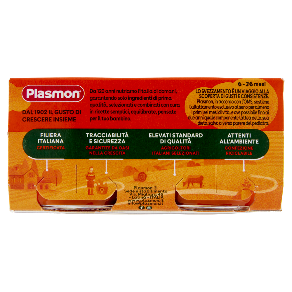 Plasmon Omogeneizzato Carota 2 x 80 g