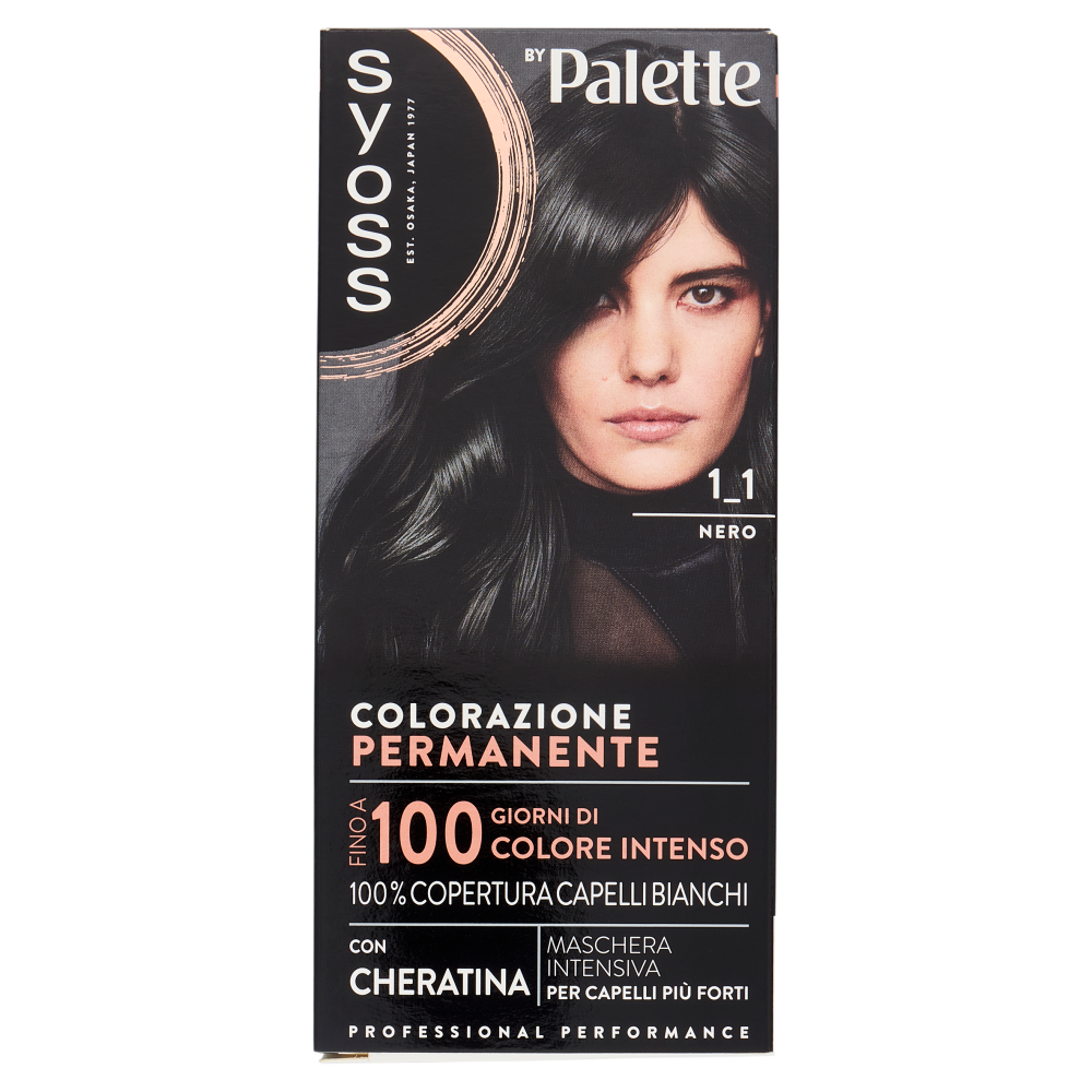 Syoss By Palette Colorazione Permanente 1_1 Nero