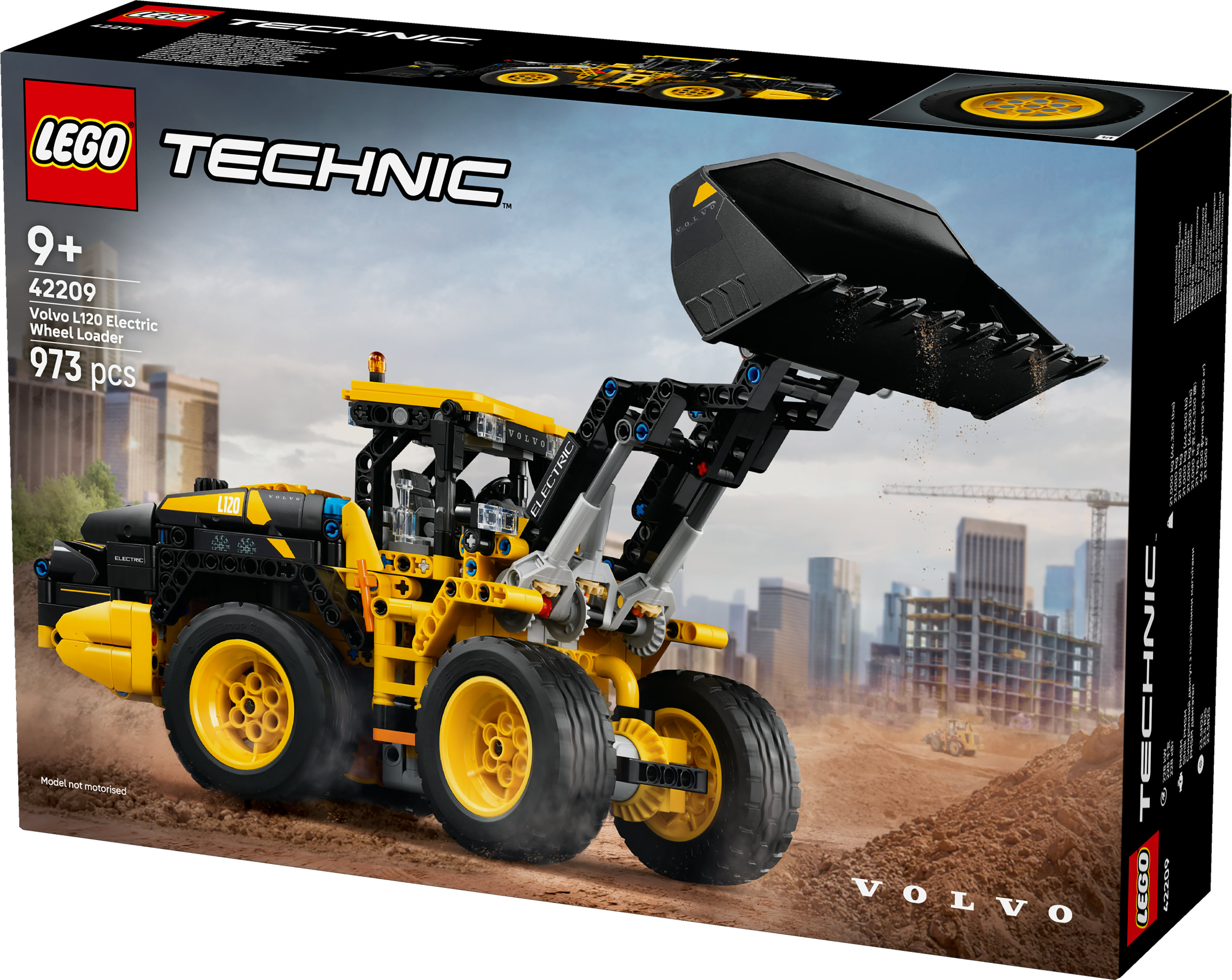 LEGO Technic Pala gommata Volvo L120 Electric