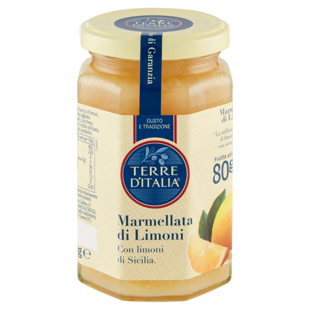 Terre d'Italia Marmellata di Limoni con limoni di Sicilia 340 g