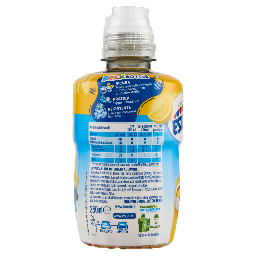 Estathé deteinato limone Minions 250 ml