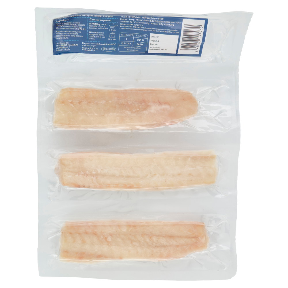 Pescanova Filetti di merluzzo d'Alaska 300 g
