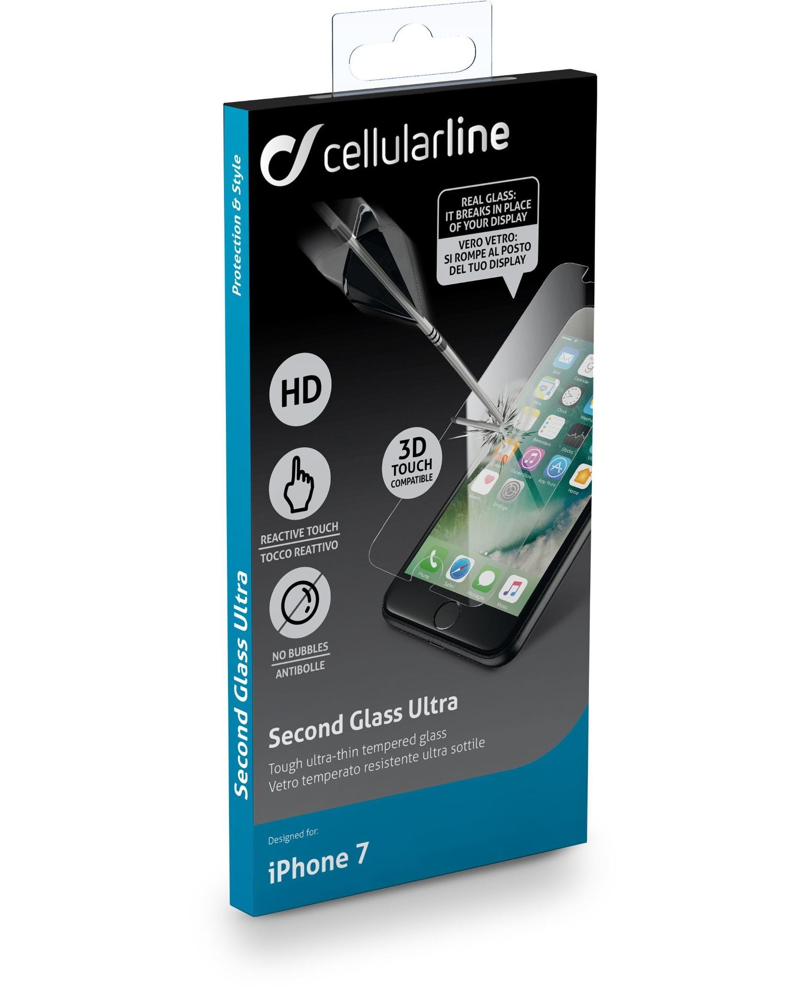 Cellularline Impact Glass - iPhone 8/7