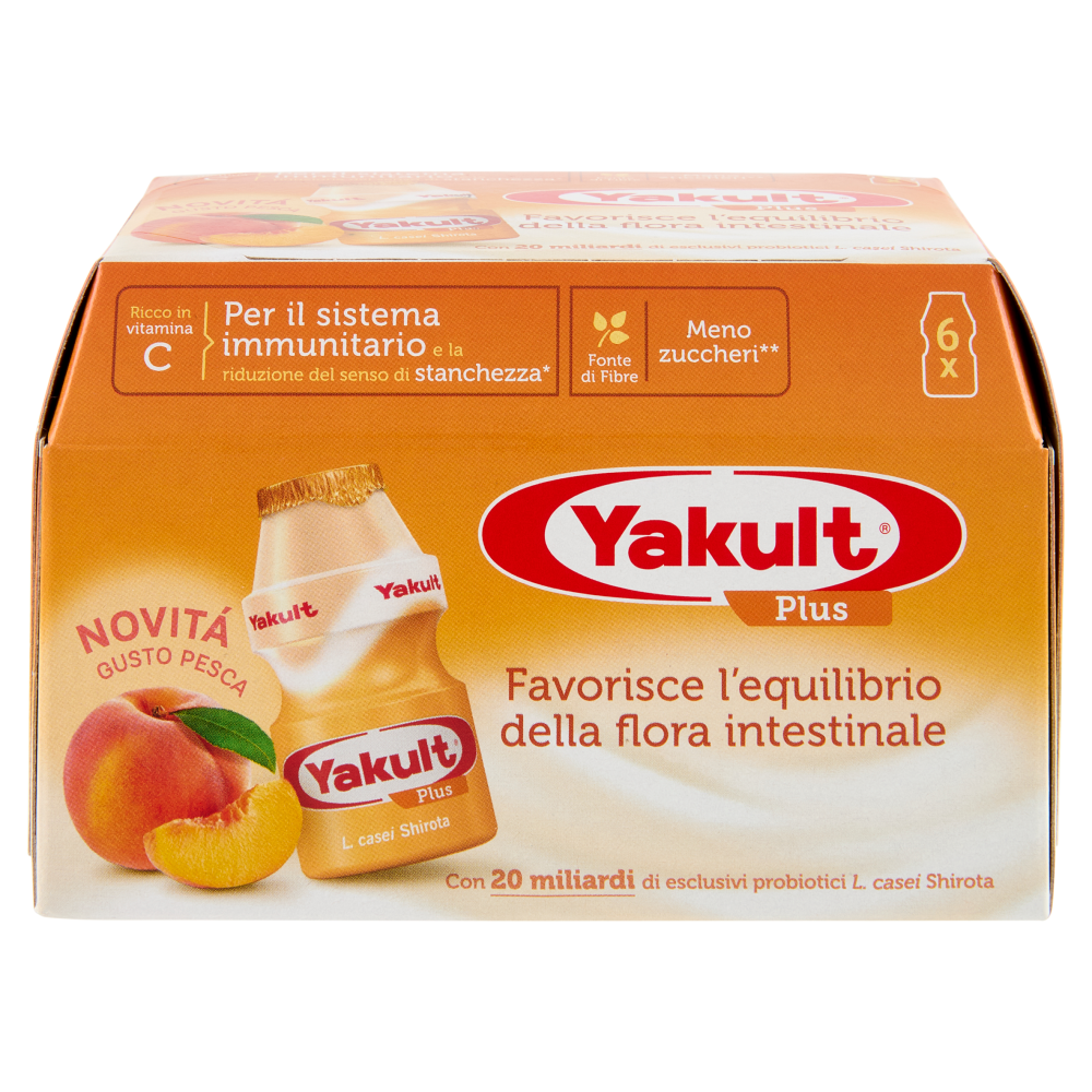 Yakult Plus Gusto Pesca 6 x 65 ml