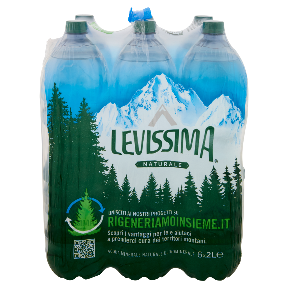 LEVISSIMA, Acqua Naturale 6 x 2L