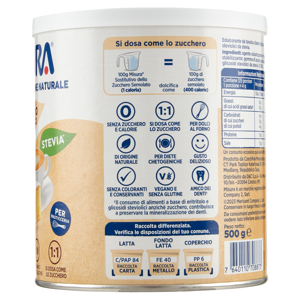 Misura Stevia* 500 g