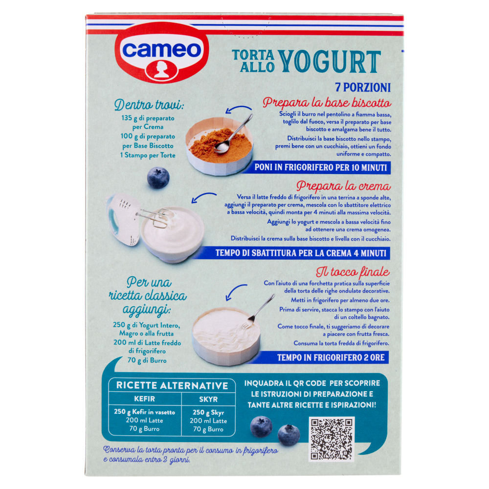 cameo le nuove Irresistibili Torta allo Yogurt 235 g