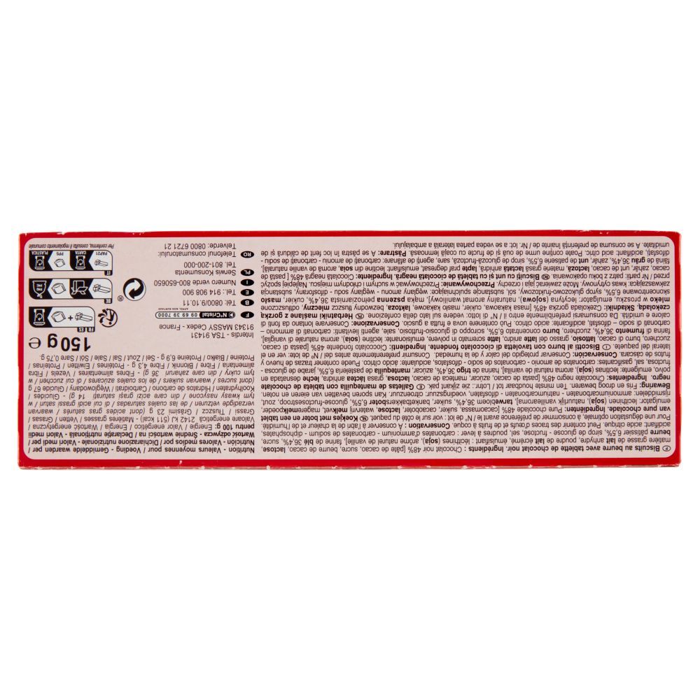 Carrefour Les Tablettes Chocolat Noir 150 g