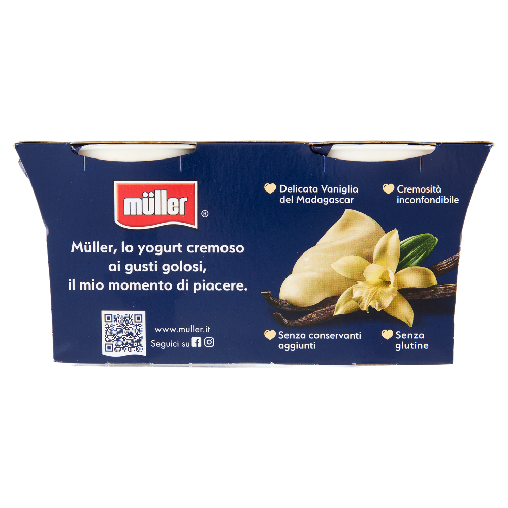 müller Yogurt Cremoso Vaniglia 2 x 125 g