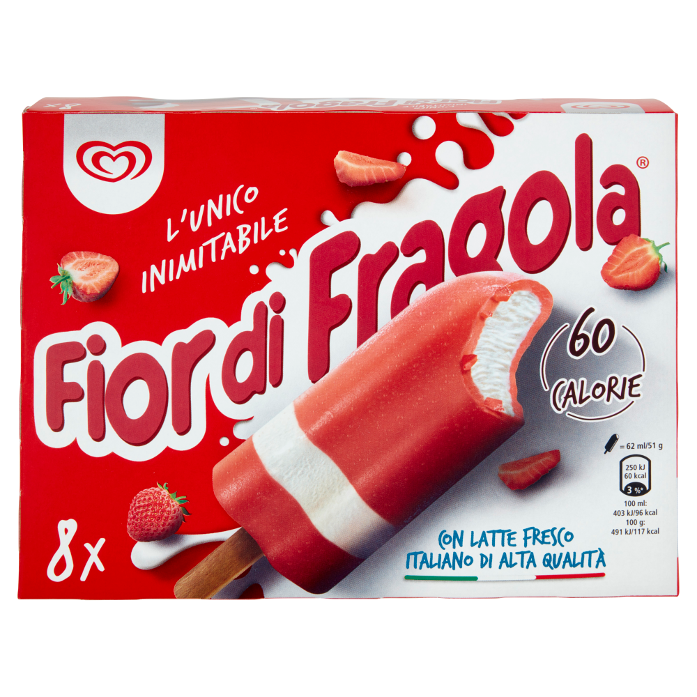 Algida Fior di Fragola 8 x 51 g