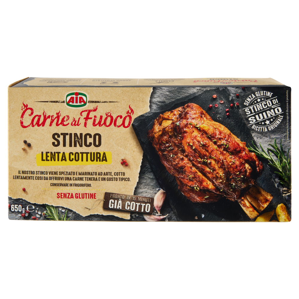 Aia Carne al Fuoco Stinco Lenta Cottura 650 g