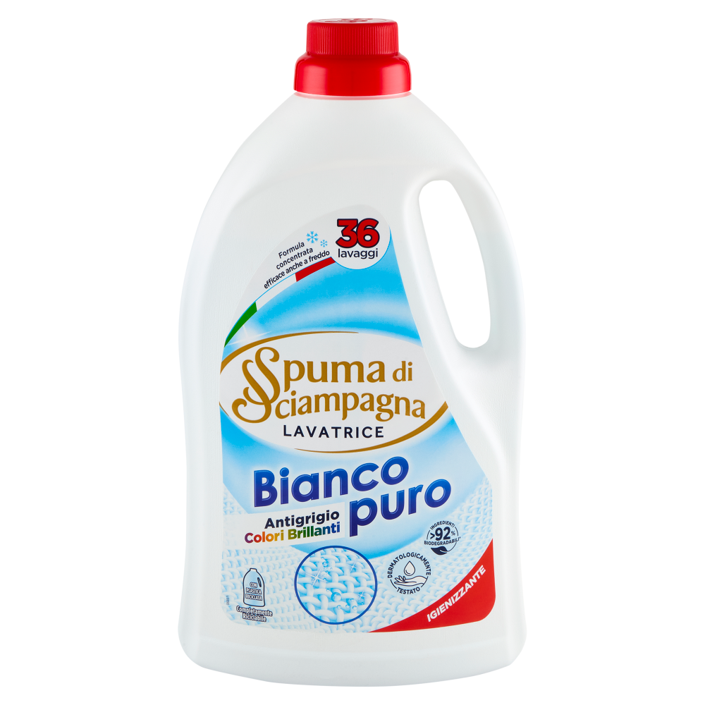 Spuma di Sciampagna Lavatrice Bianco puro 1620 ml
