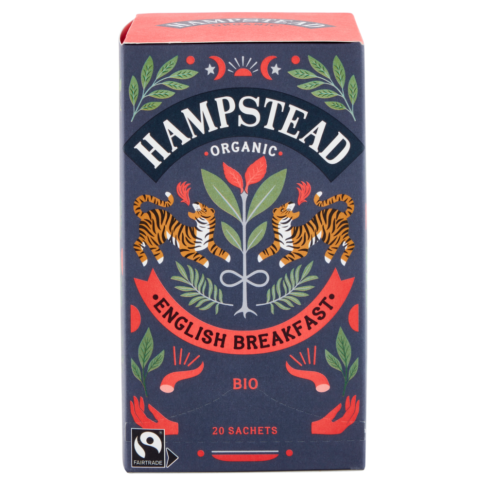 Hampstead Organic English Breakfast Bio 20 Sachets 45 g