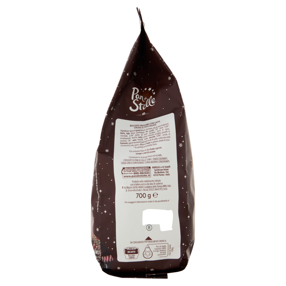 Pan di Stelle Biscotto al Cacao Nocciole e Latte Fresco 100% italiano 700g