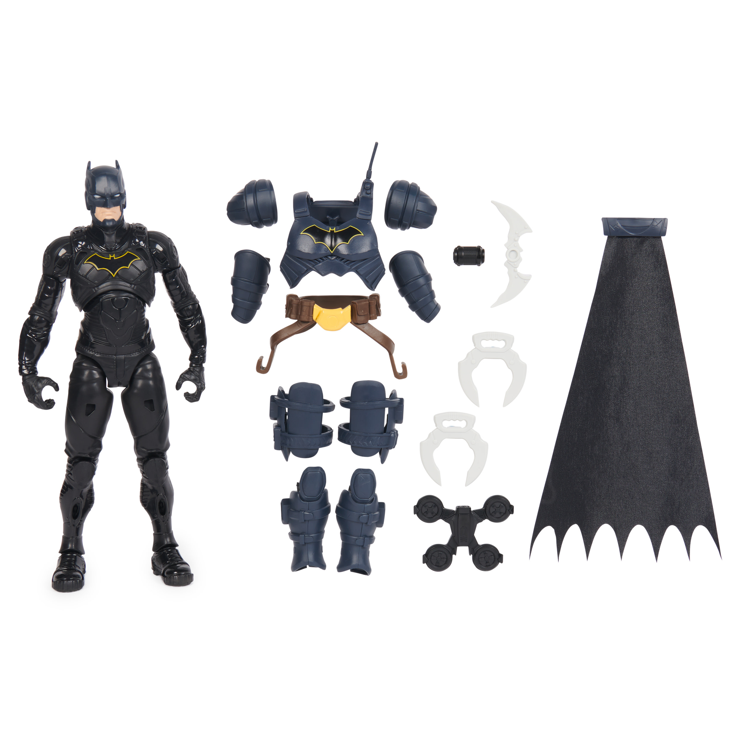 DC Comics , Action Figure Batman Adventures, Supereroe Giocattolo in Scala, Personaggio Batman Alto 30 cm, Supereroe con 16 Accessori e 17 Punti di Articolazione, Giochi per Bambini e Bambine, 4+ Anni