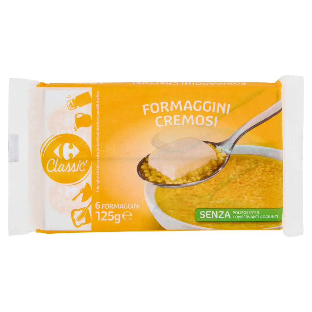 Carrefour Classic Formaggini Cremosi 2 x 62,5 g