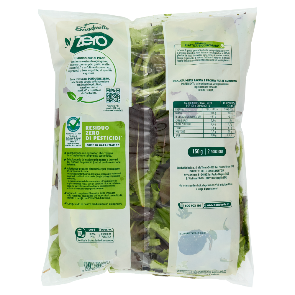Bonduelle Zero Mix Lattughini 150 g