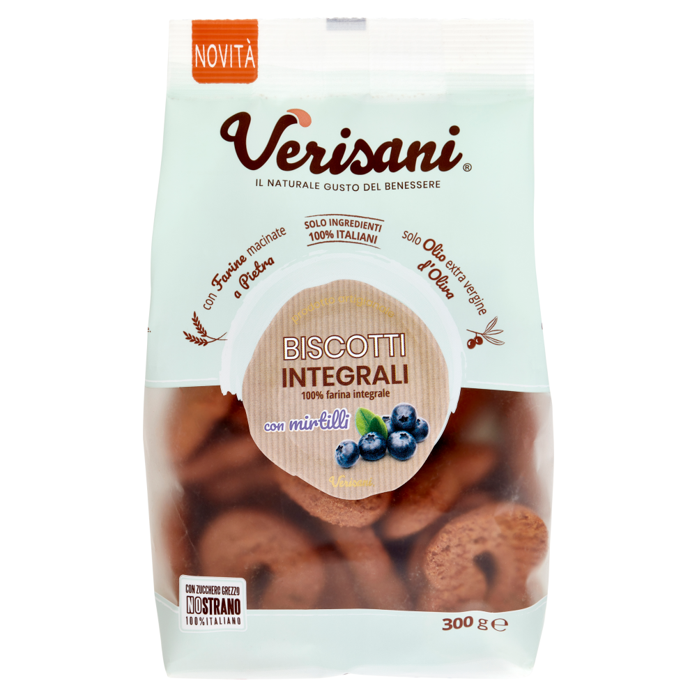 Verisani Biscotti Integrali con mirtilli 300 g