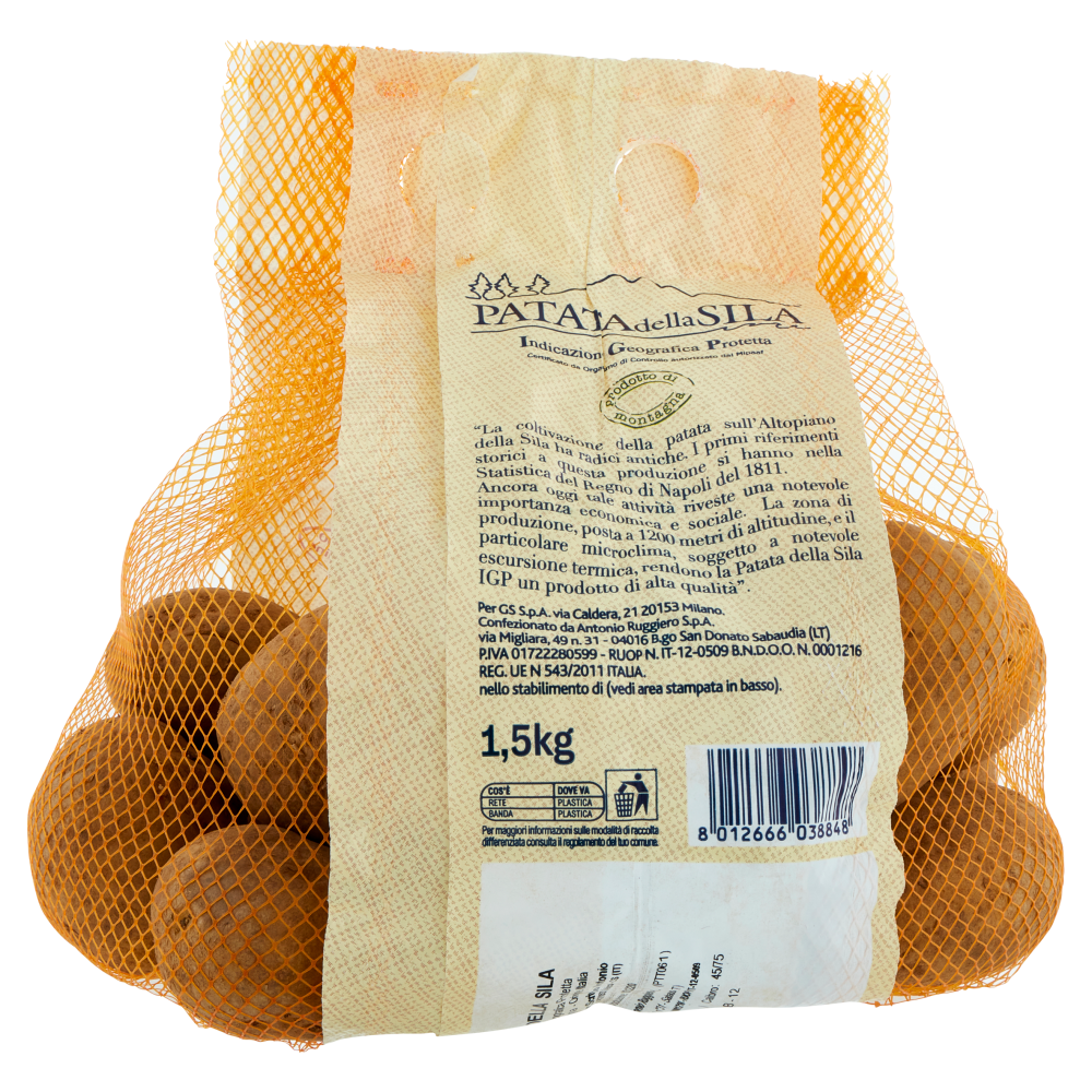 Terre d'Italia Patata della Sila IGP 1,5 kg