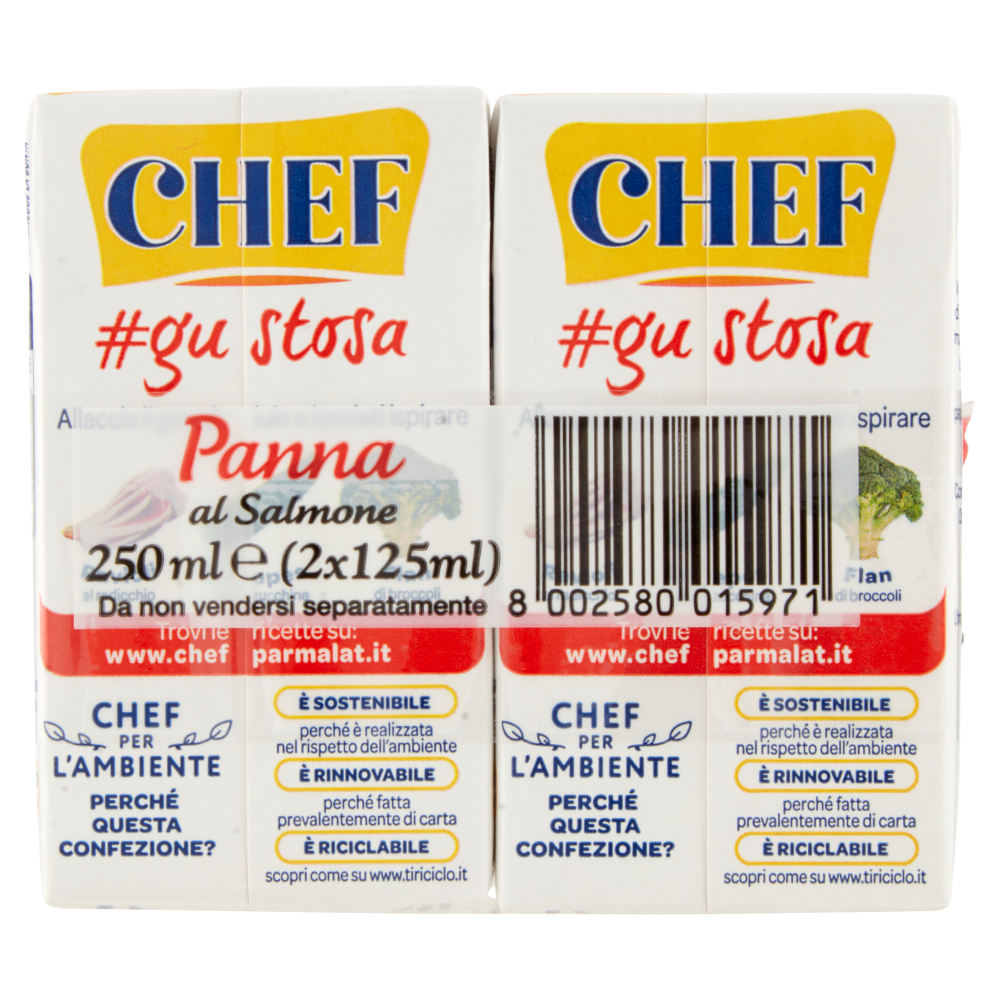 Chef Panna al Salmone 2 x 125 ml