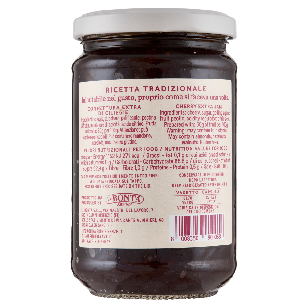 F.lli Chiaverini & C. Confettura Extra Ciliegie 370 g