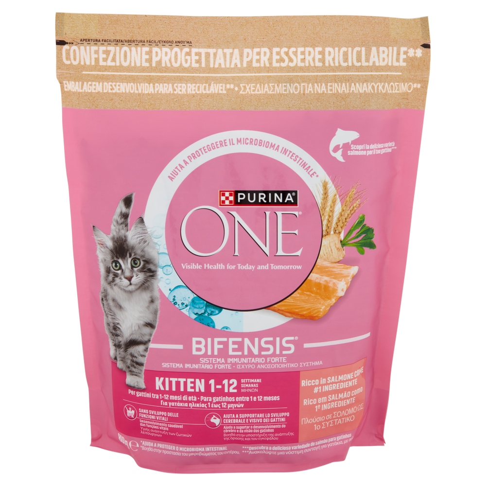 PURINA ONE Bifensis Junior Salmone 800g