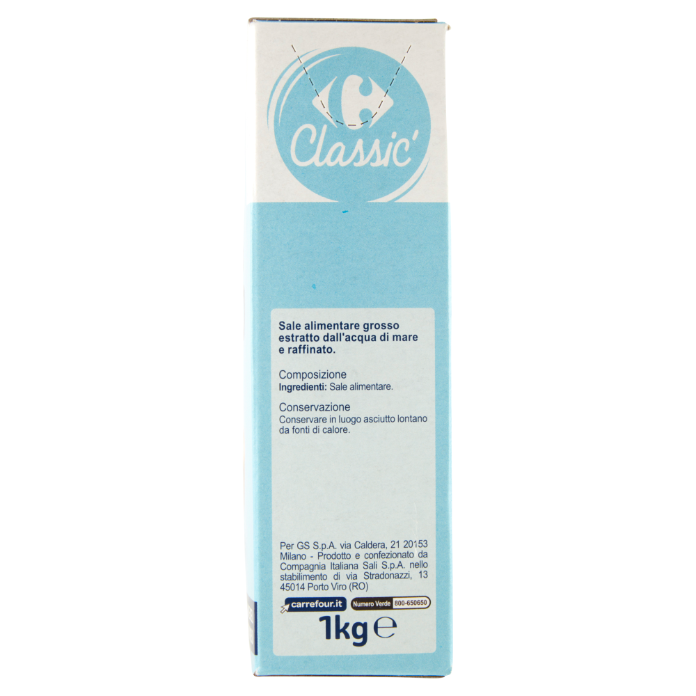 Carrefour Classic Sale Marino Grosso 1 kg