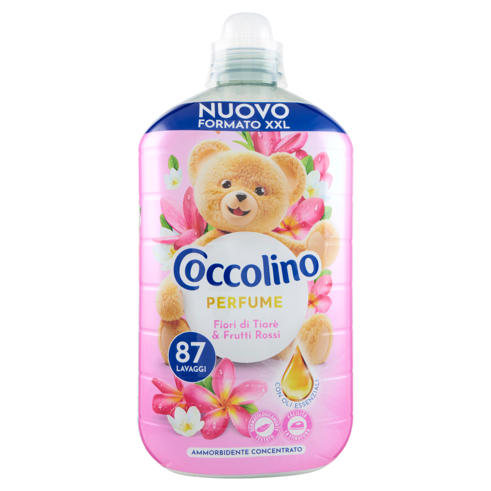 Coccolino Ammorbidente Concentrato Perfume Fiori di Tiar&egrave; & Frutti Rossi 87 Lavaggi 1827 ml
