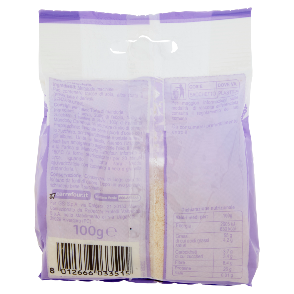 Carrefour Classic Farina di Mandorle 100 g