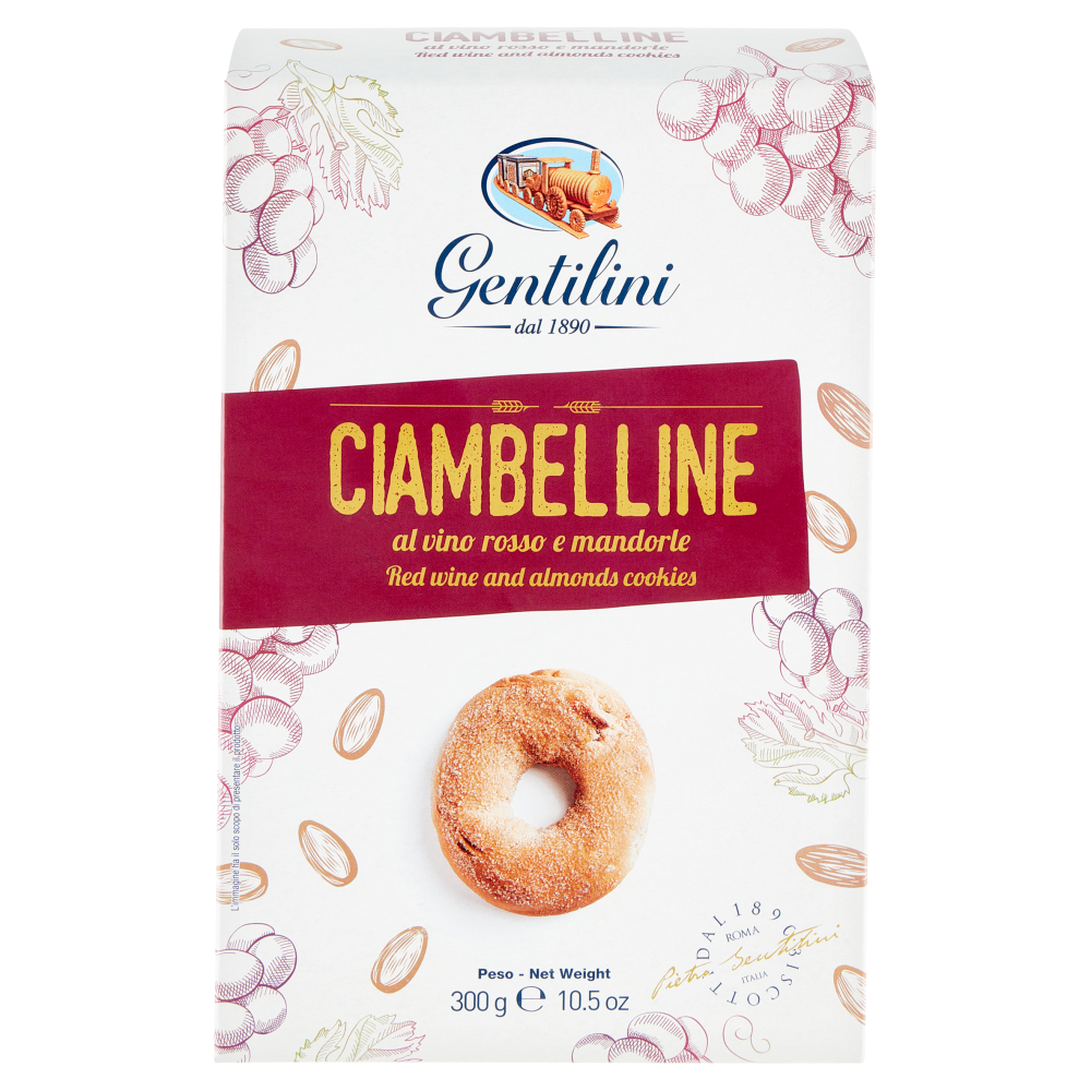 Gentilini Ciambelline al vino rosso e mandorle 300 g