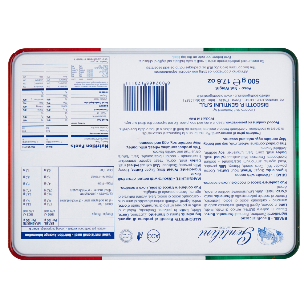 Gentilini Brasil e margherite 500 g