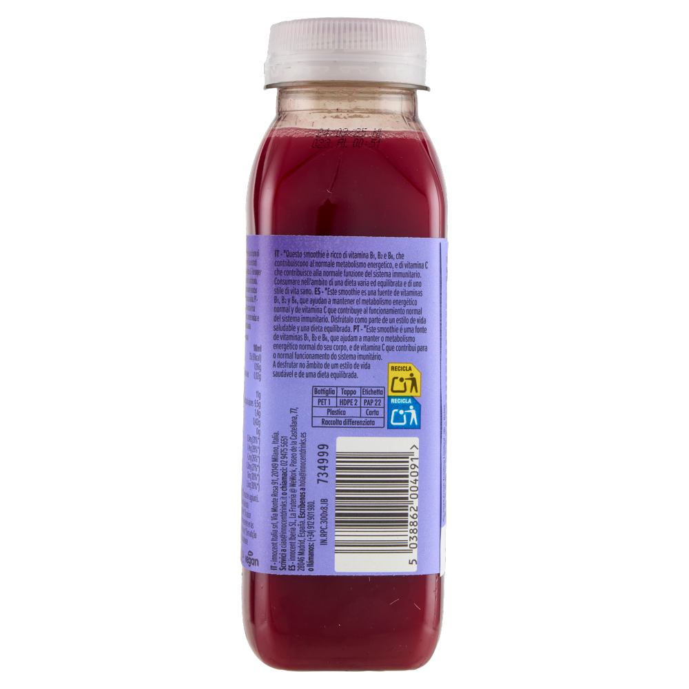 innocent super smoothie Berry Defense* Raspberry - Cranberry - Pomegranate - Apple 300 ml
