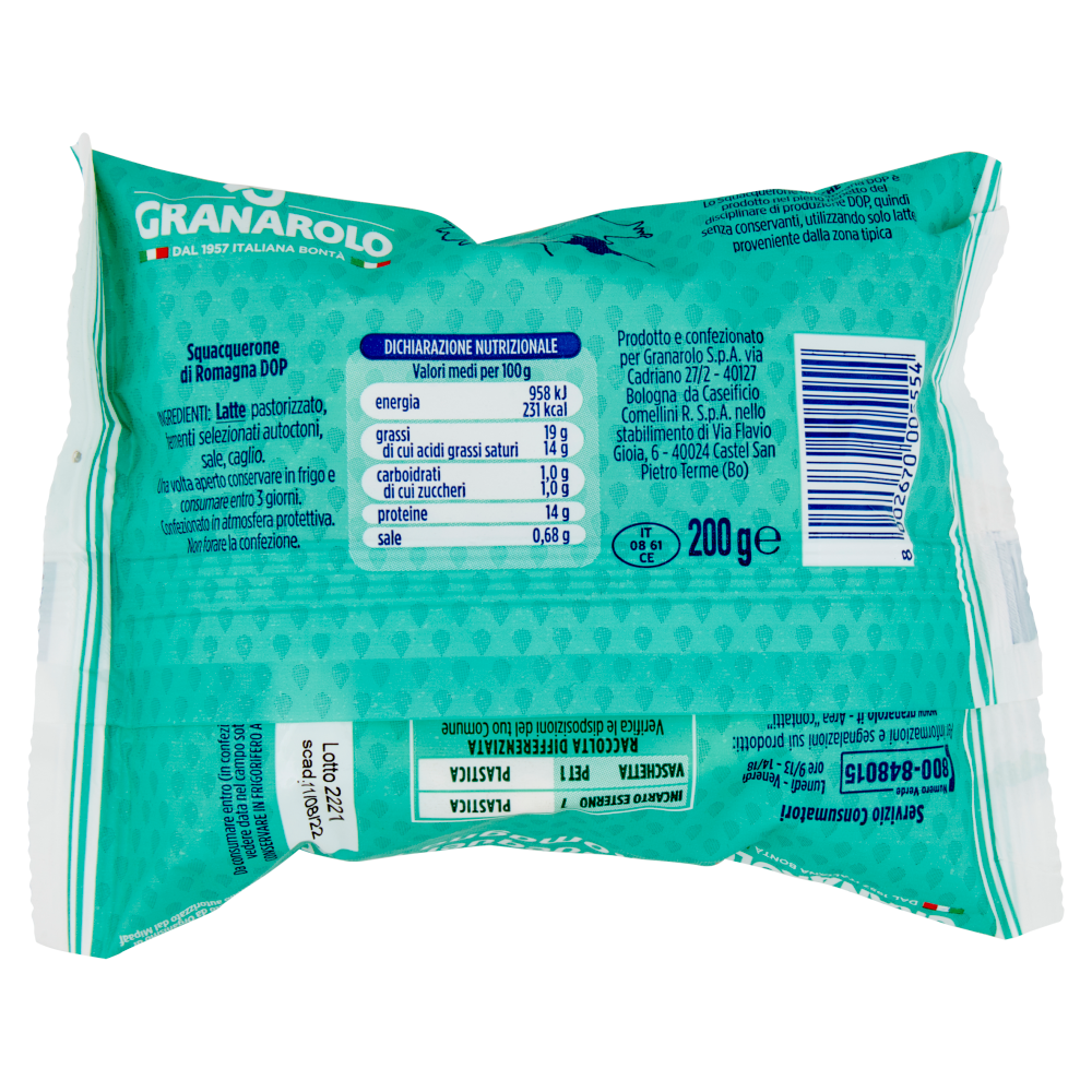 Granarolo Squacquerone di Romagna DOP 200 g