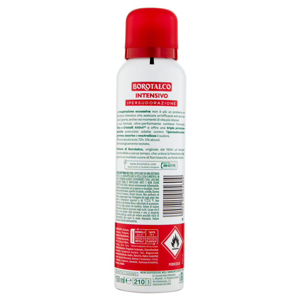 Borotalco Intensivo Profumo di Borotalco Deo Spray 150 ml