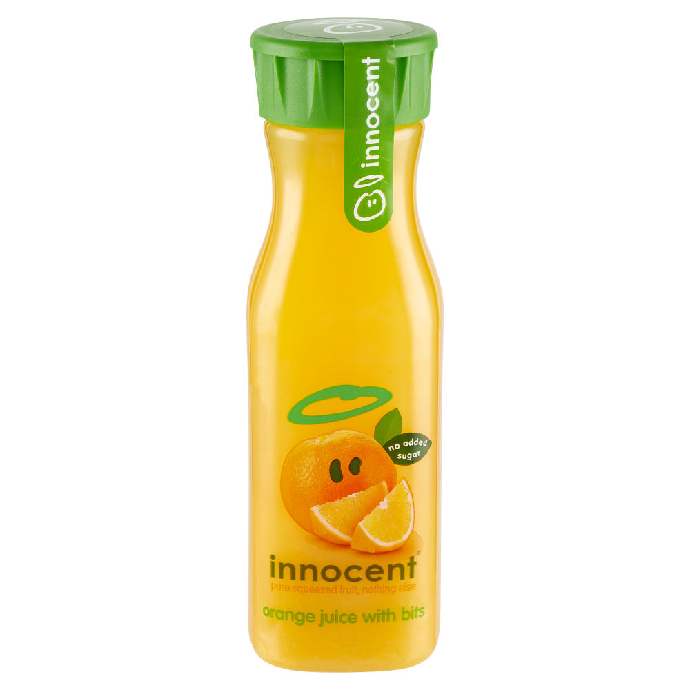 innocent orange juice with bits 330 ml