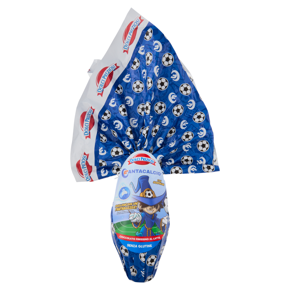 Dolci Preziosi Uovo Cioccolato Finissimo al Latte Fantacalcio 240 g