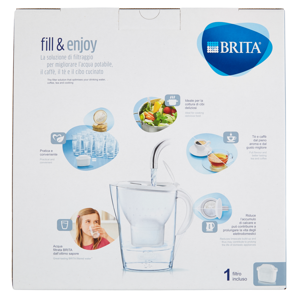 Brita fill & enjoy Marella Caraffa filtrante Maxtra+ 2.4 L