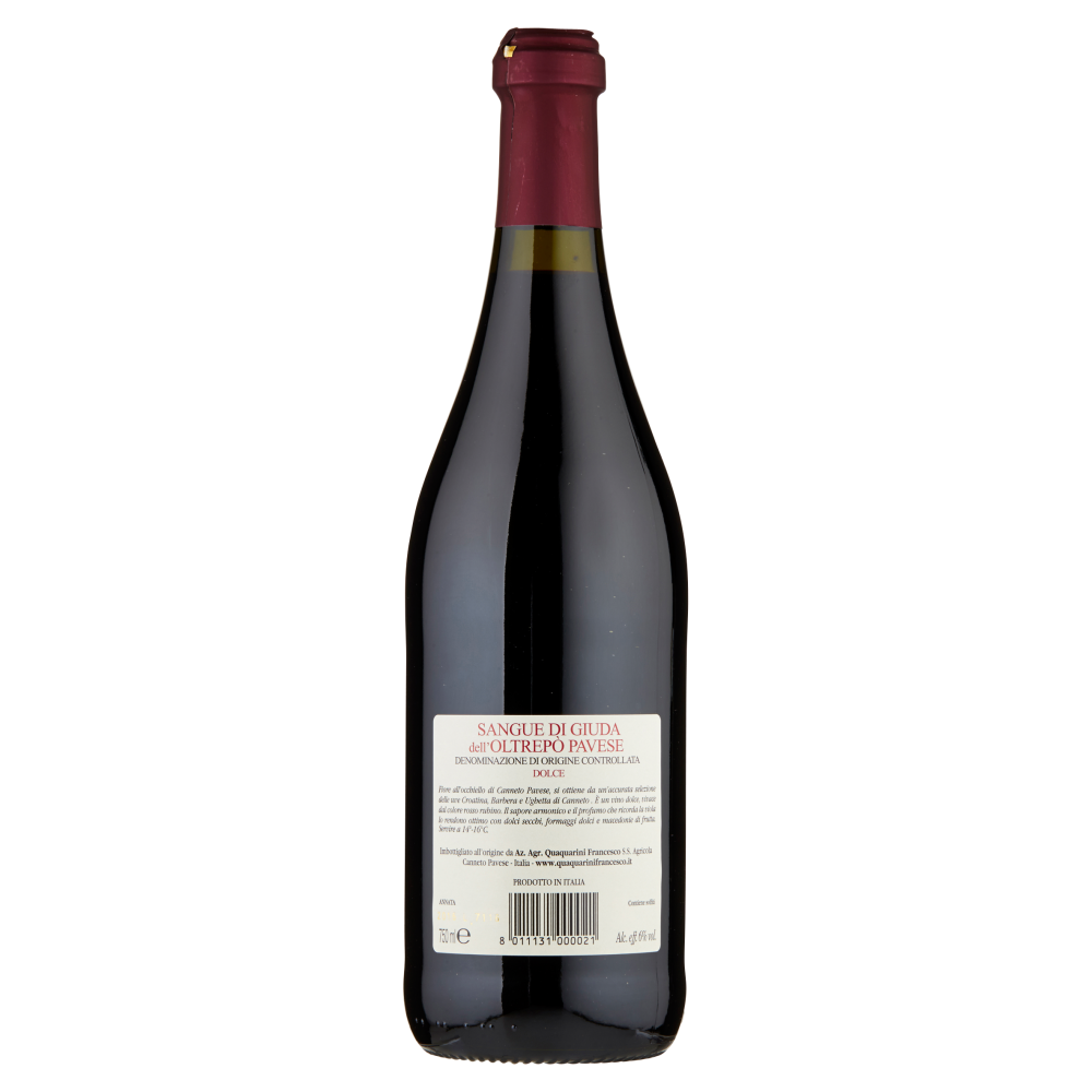 Azienda Agricola Quaquarini Francesco Sangue di Giuda dell'Oltrepò Pavese DOC 750 ml