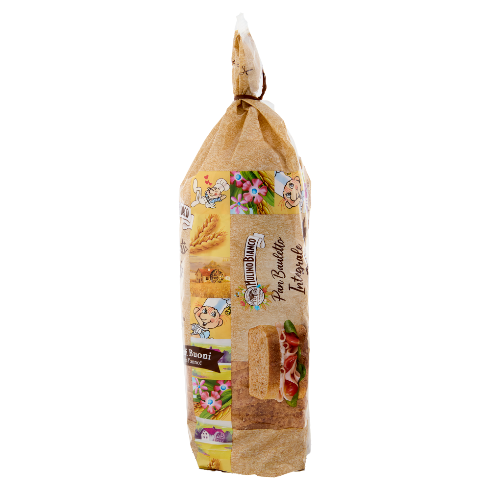 Mulino Bianco Pan Bauletto Integrale Pane Ideale per Panini 400g