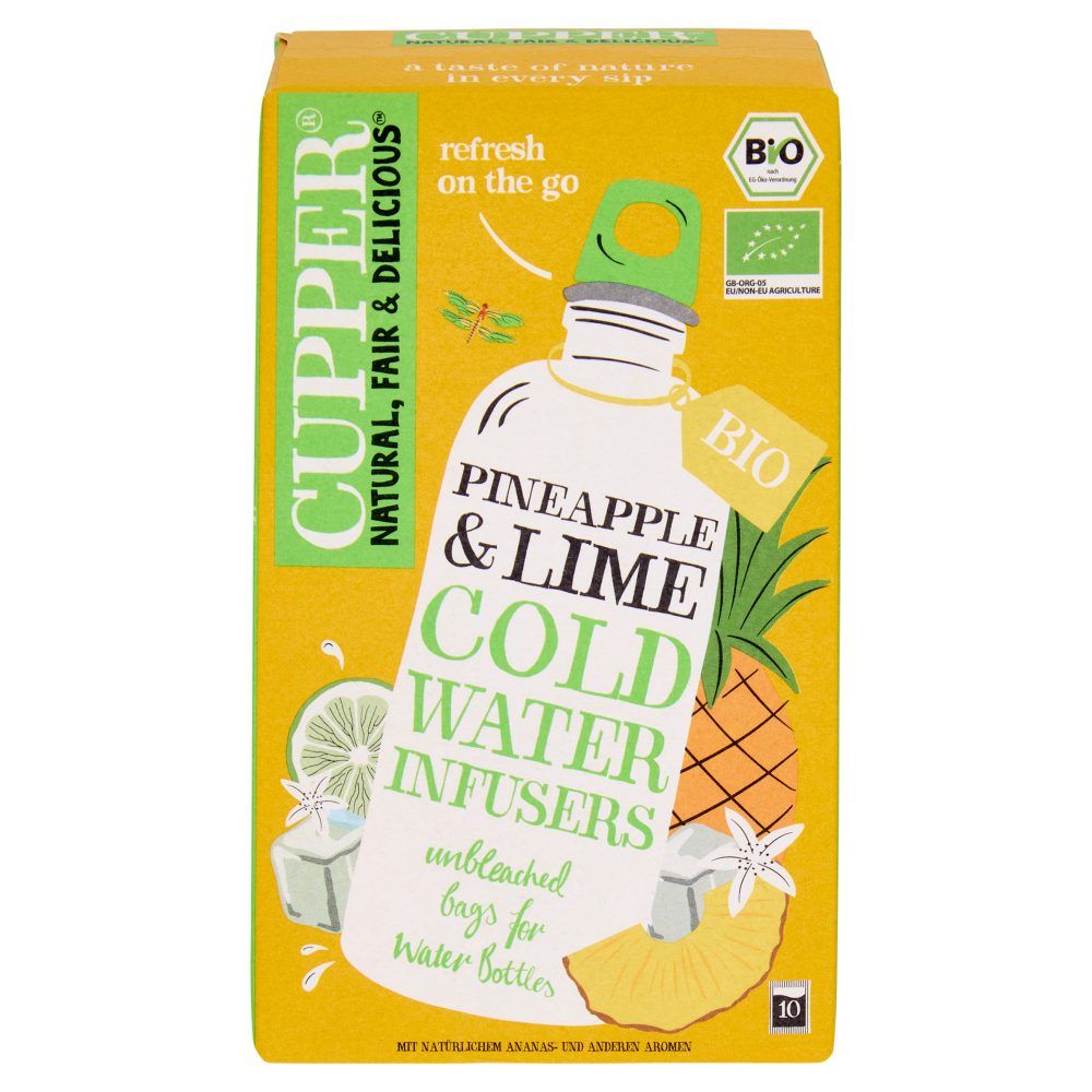 CUPPER Bio Pineapple & Lime, 10 Bustine 27 g