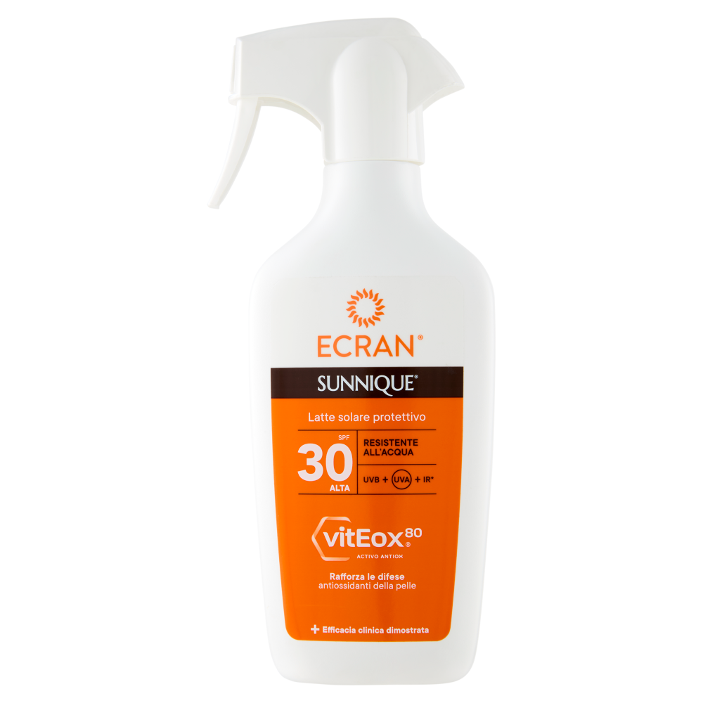 Ecran Sunnique Latte solare protettivo SPF 30 Alta 270 ml
