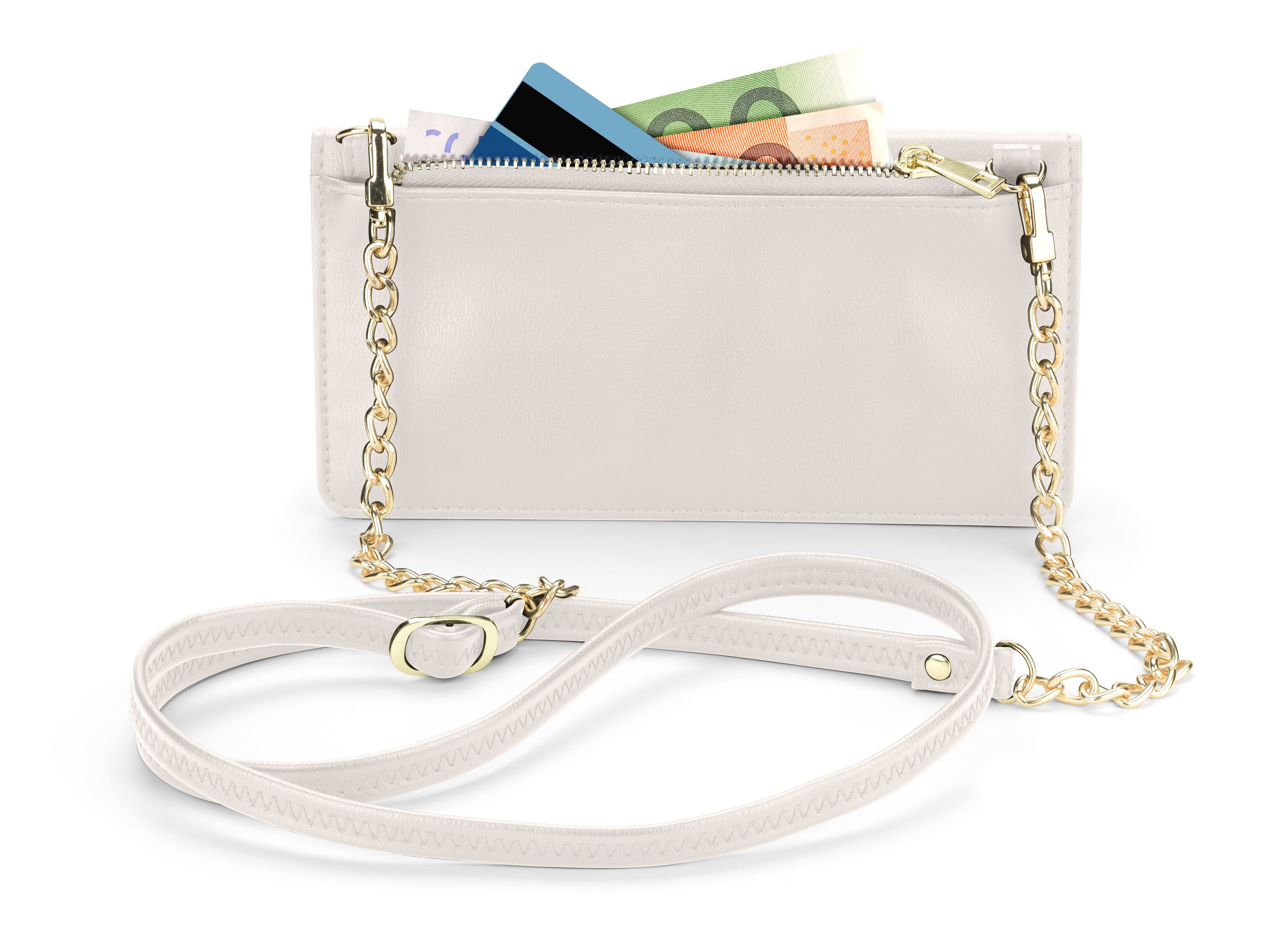 Cellularline Mini Bag - Petit Custodia effetto pelle con tracolla