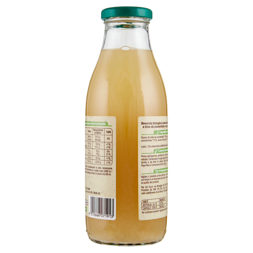 Carrefour Bio Bevanda con Lime e Zenzero 500 ml