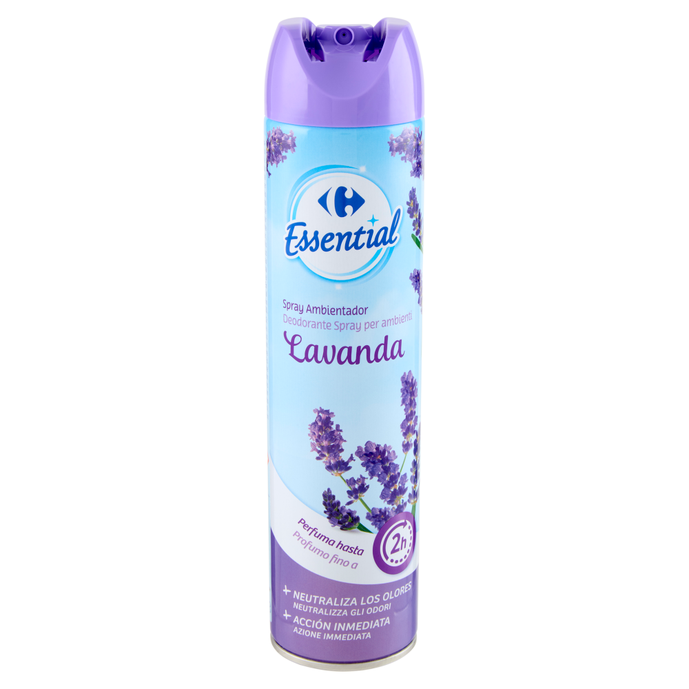Carrefour Essential Deodorante Spray per ambienti Lavanda 300 ml