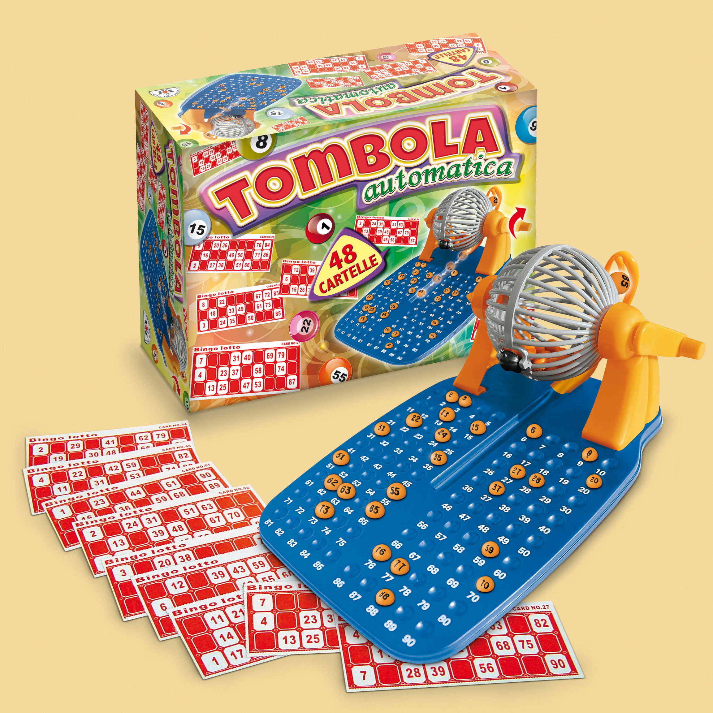 Edizione Marca Stella Tombola Automatica 48 Cartelle