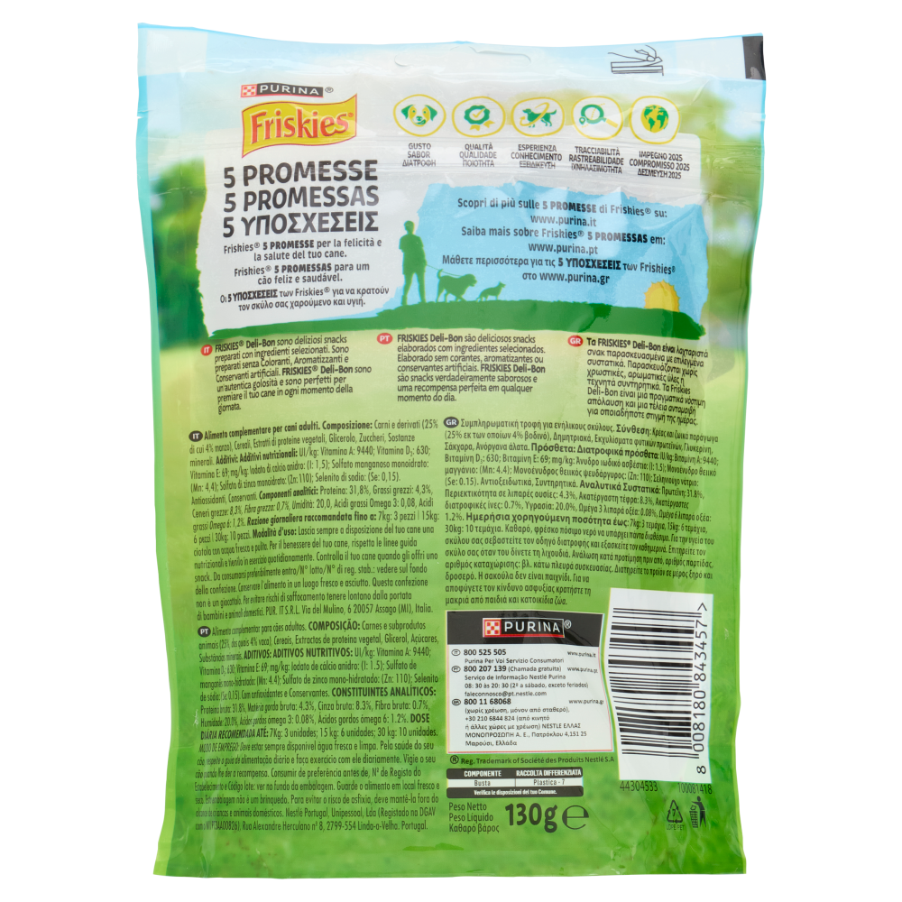 PURINA FRISKIES Deli Bon con Manzo 130 g